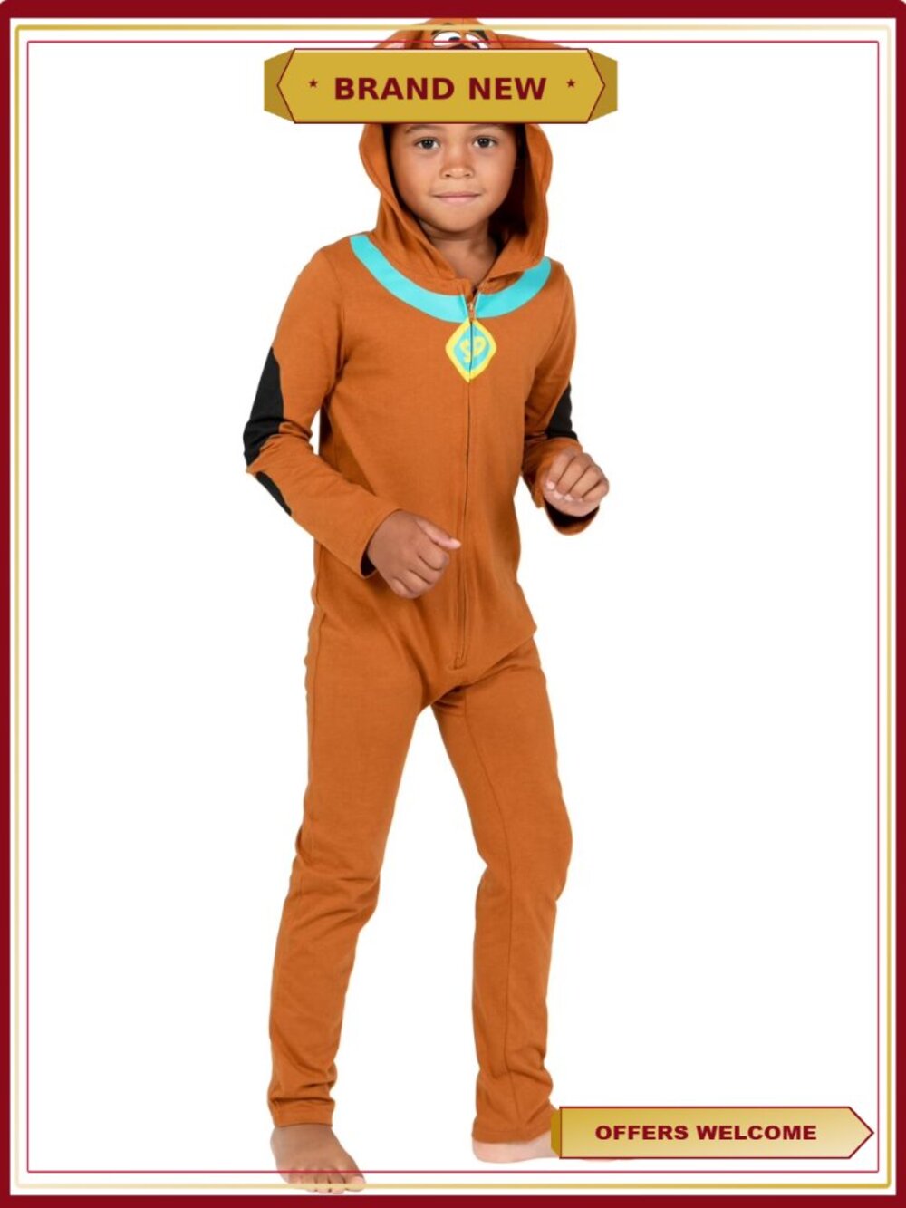 Scooby-Doo Baby Cosplay Hooded Coverall 12-18 Months